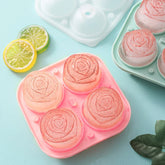 Rose Shaped Silicone Ice Cube Mold